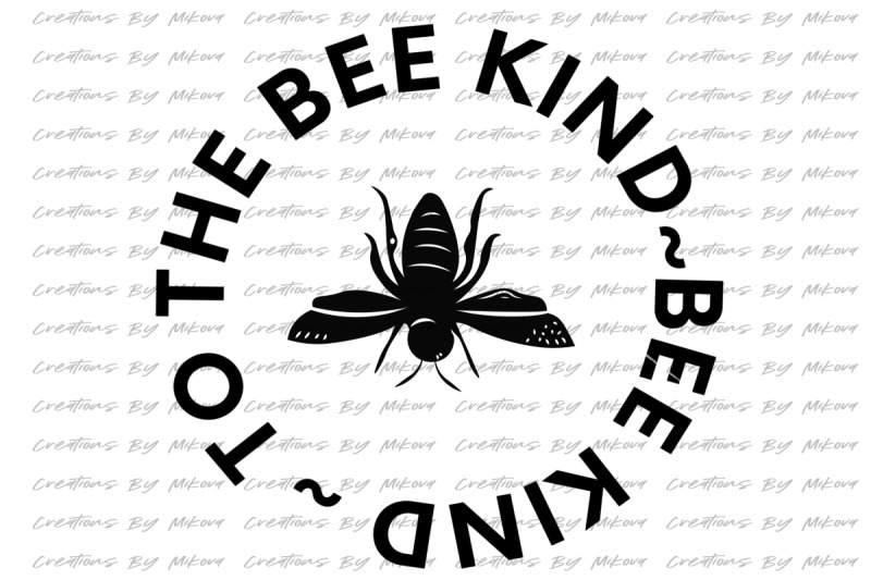 bee-kind-sublimation-digital-png