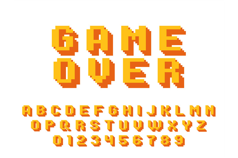 pixel-game-font-8-bit-graphic-80s-english-language-retro-square-alph