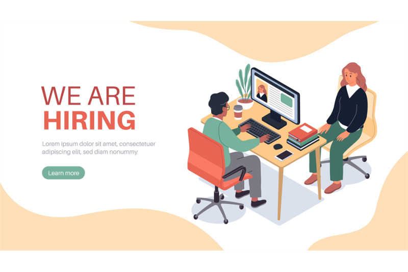 isometric-hr-employer-interview-job-finding-professional-in-applican