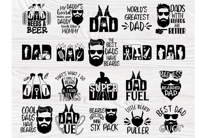 fathers-day-svg-beard-svg-dad-signs-beer-svg