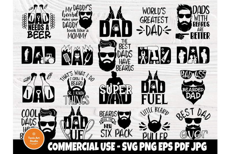 fathers-day-svg-beard-svg-dad-signs-beer-svg
