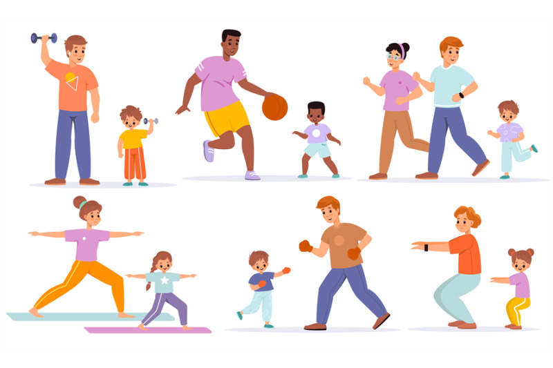 family-sport-various-families-activities-adults-and-kids-fitness-tra