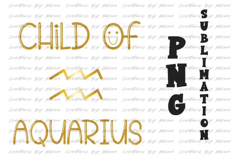 child-of-aquarius-sublimation-digital-png