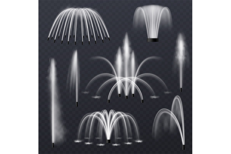 fountain-water-realistic-jets-and-splashes-combination-collection-pa