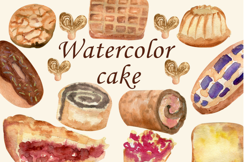 watercolor-bakery-pie-food-clipart-cupcake-png