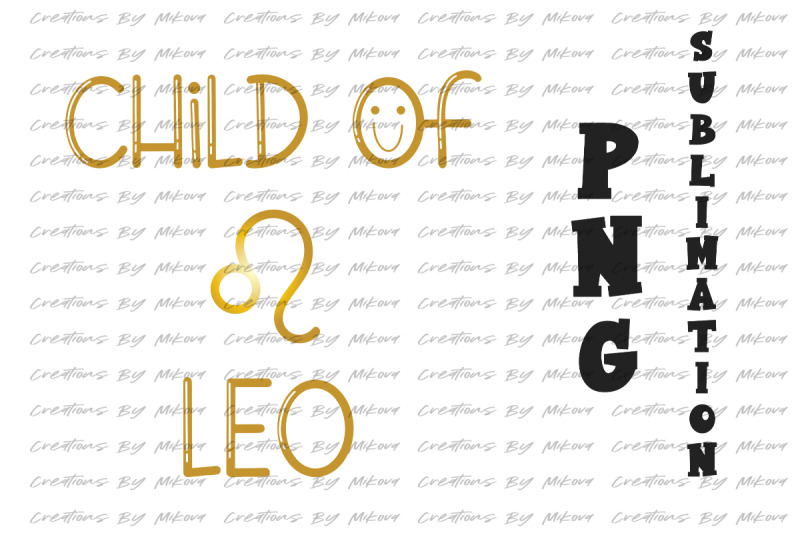 child-of-leo-sublimation-digital-png