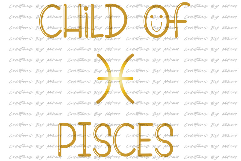 child-of-pisces-sublimation-digital-png