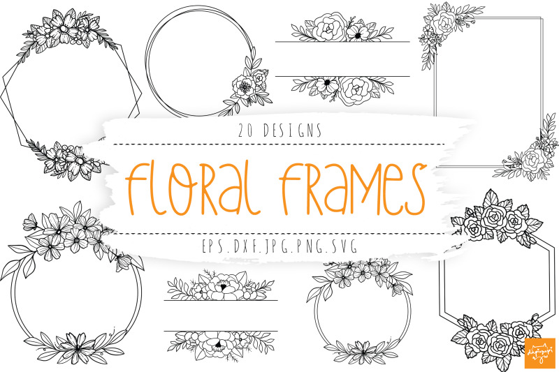 floral-frame-svg-bundle-wedding-frames