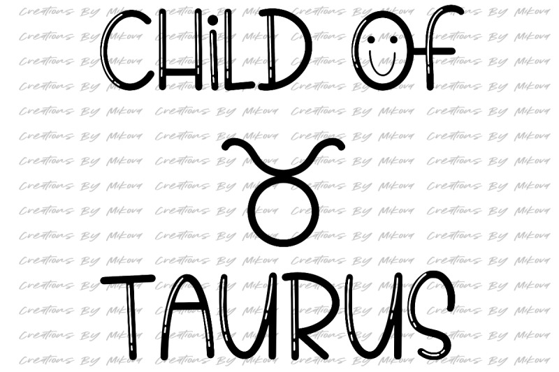 child-of-taurus-sublimation-digital-png