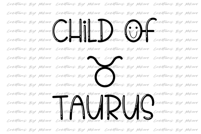 child-of-taurus-sublimation-digital-png