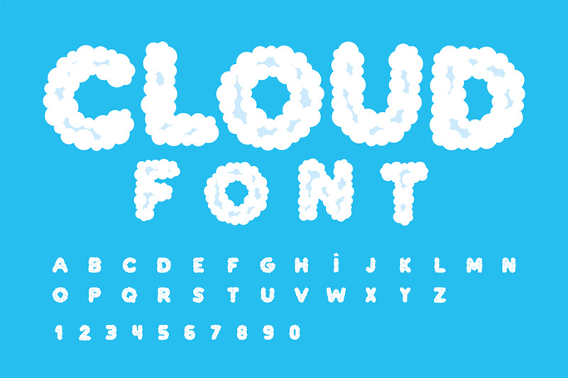 cloud-font