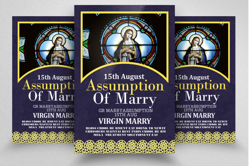 assumption-of-marry-flyer-template