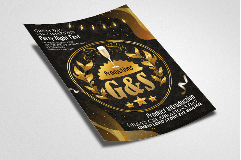 product-introduction-night-flyer-poster