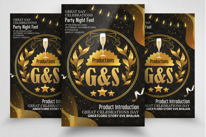 product-introduction-night-flyer-poster