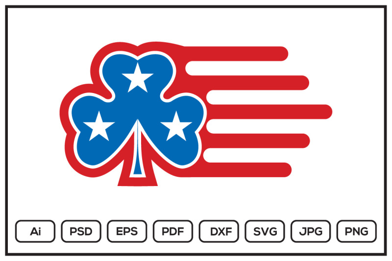 irish-american-logo-design-illustration