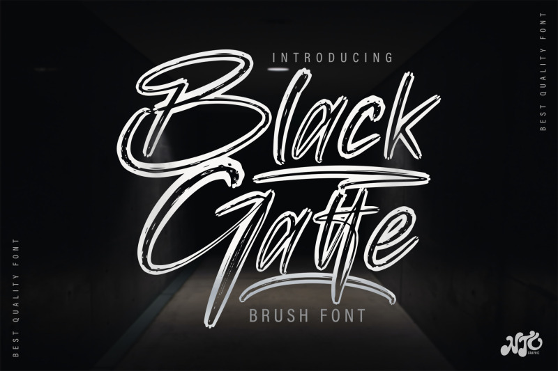 black-gatte-brush-font