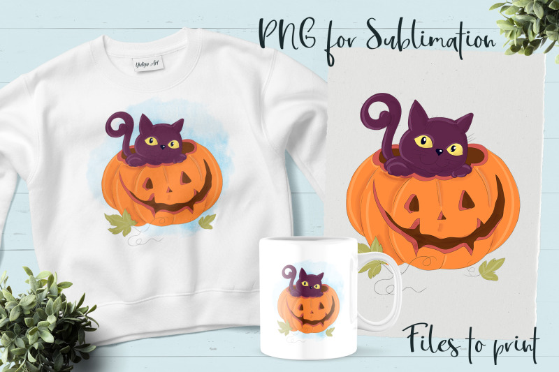 halloween-cat-sublimation-design-for-printing