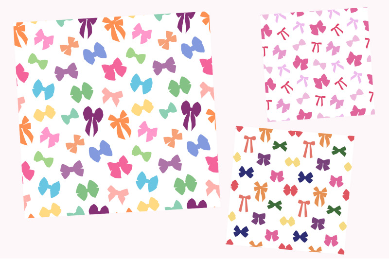 bows-silhouettes-pattern-colorful-bows-pattern-bows-paper