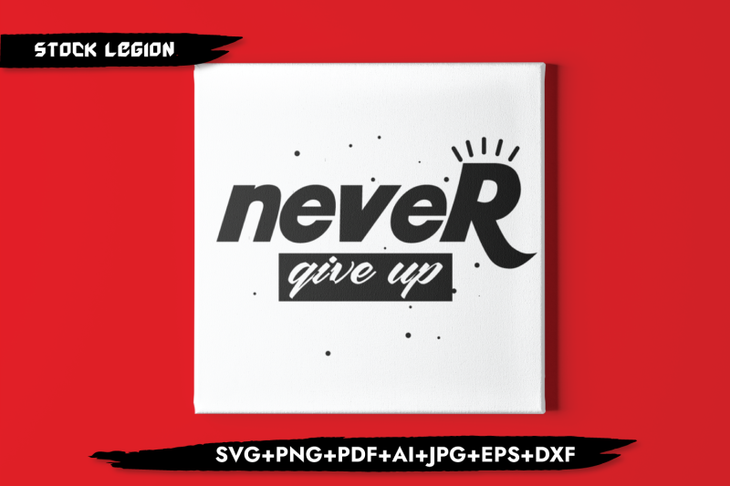 never-give-up-svg