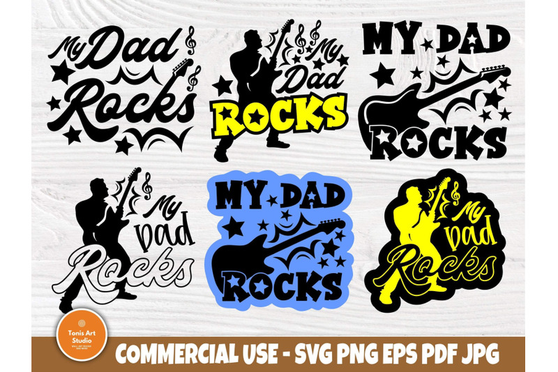 my-dad-rocks-svg-guitar-svg-fathers-day-svg