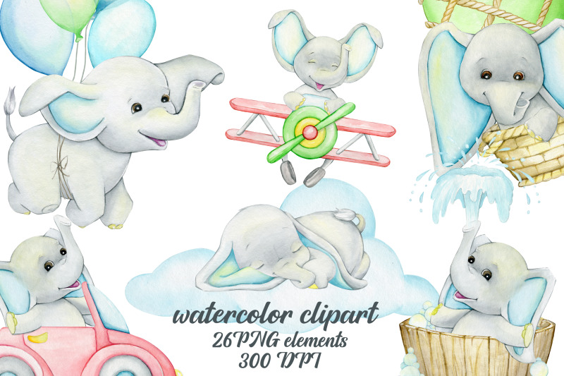 elephant-boy-clip-art-watercolor-watercolor-baby-babies-little-ani
