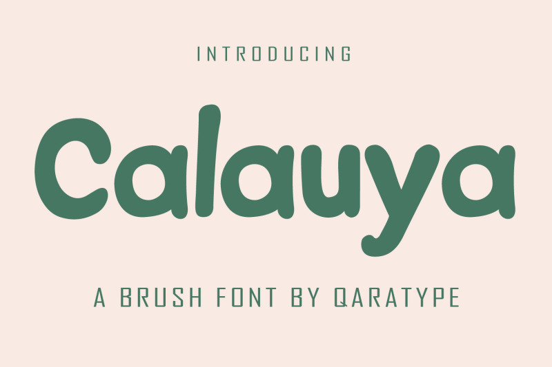 calauya-a-brush-style-font