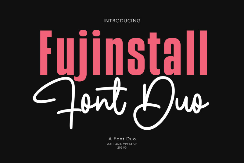 fujinstall-font-duo