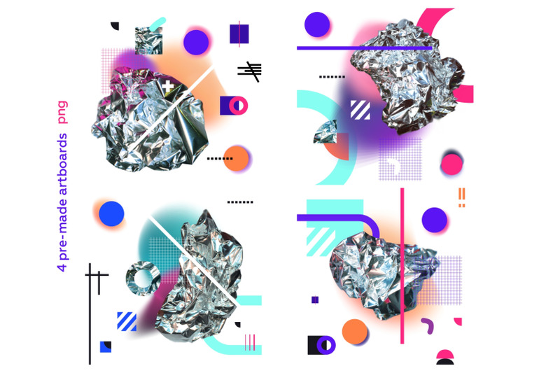 vibrant-amp-holographic-geometric-and-gradient-collage-set