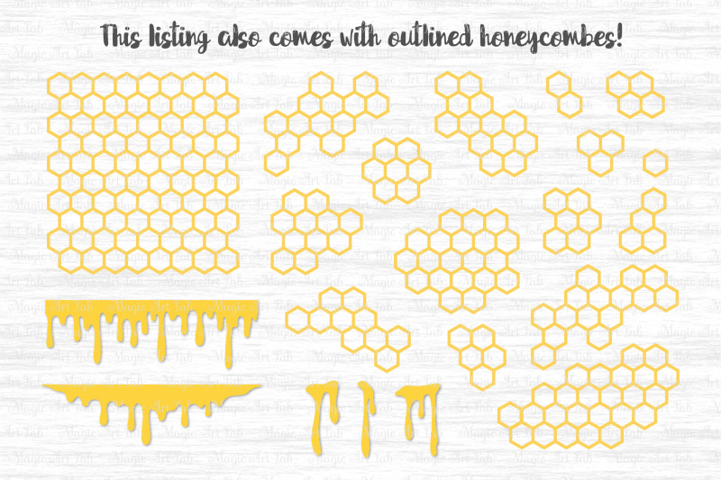 honeycomb-svg-honey-drip-svg-honey-svg-beehive-svg-patterns
