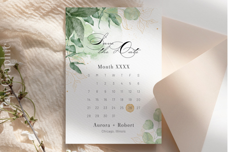 save-the-date-template-calendar-greenery-wedding-announcement-card