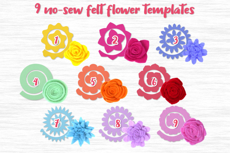 felt-flowers-svg-rolled-flower-svg-no-sew-felt-flower-set-3d-flower