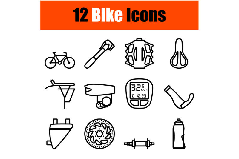 bike-icon-set