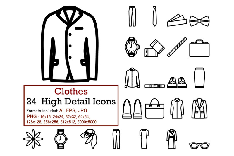 clothes-icon-set