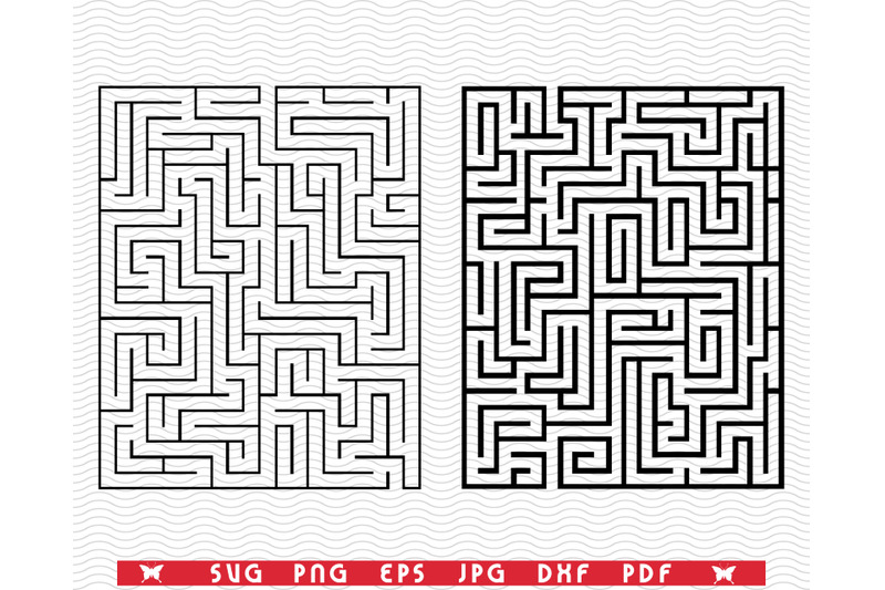 svg-two-rectangular-mazes-silhouettes-digital-clipart