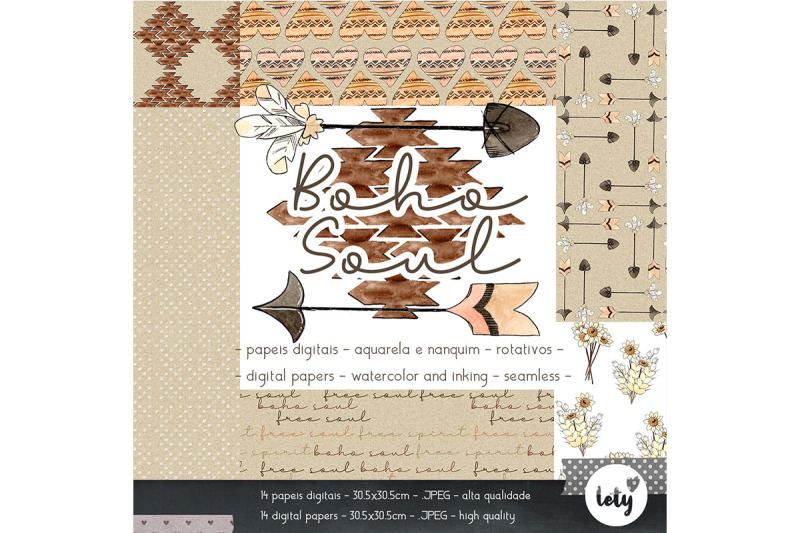 boho-soul-digital-papers