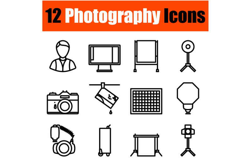 photography-icon-set