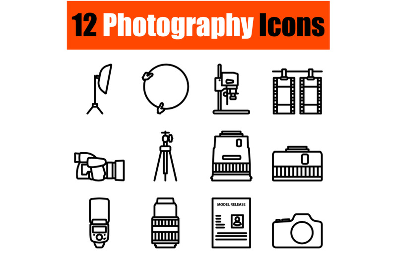 photography-icon-set