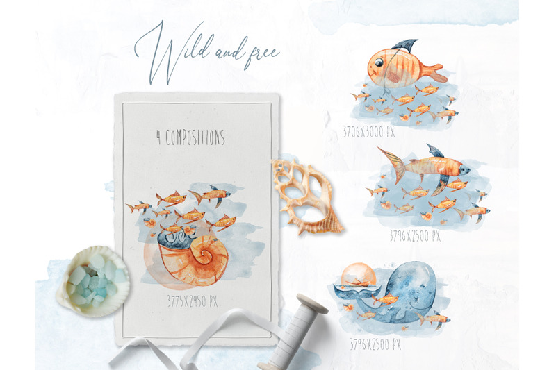 watercolor-whale-nursery-nautical-clipart-25-elements