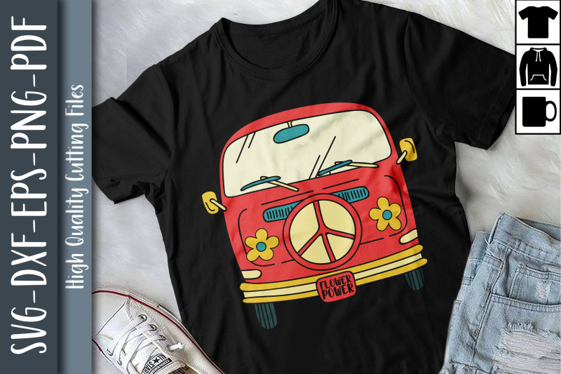 retro-hippie-bus-van-flower-power-60-70s