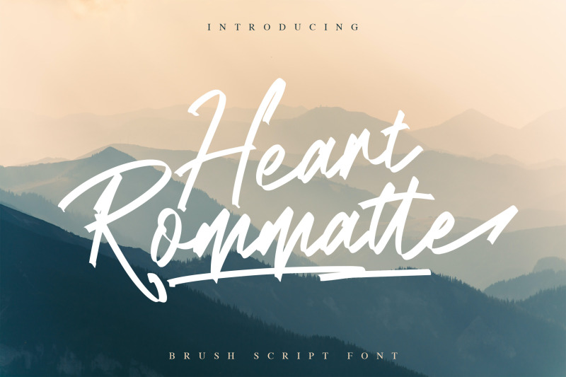 heart-rommatte-script-font