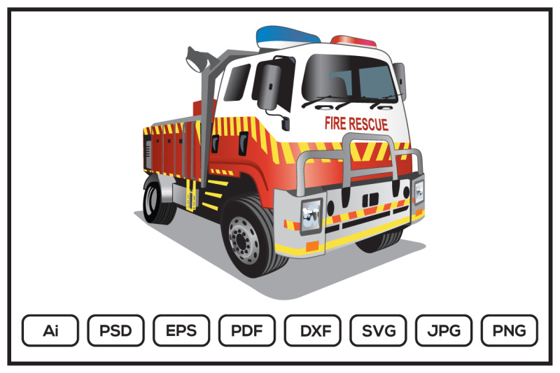 fire-rescue-truck-cartoon-design-illustration