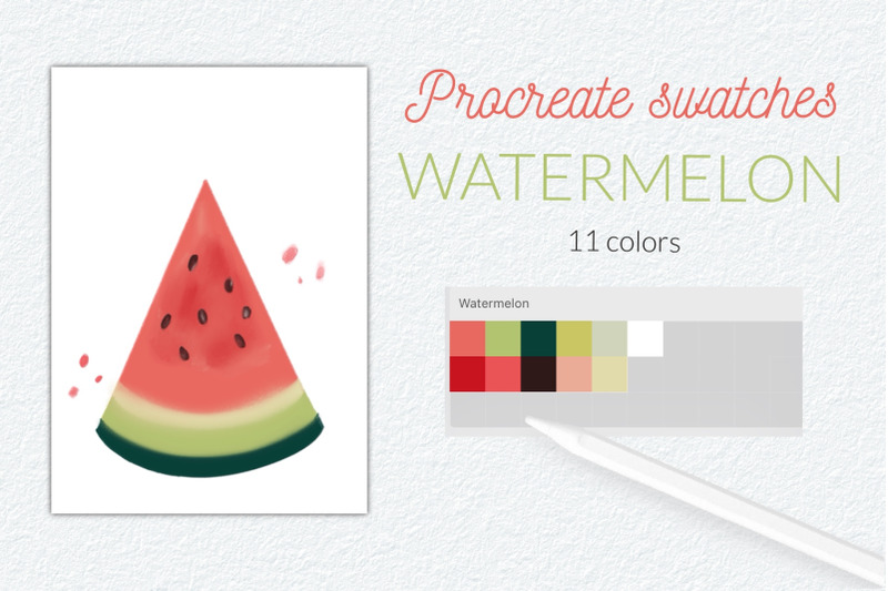 watermelon-color-swathes-for-procreate