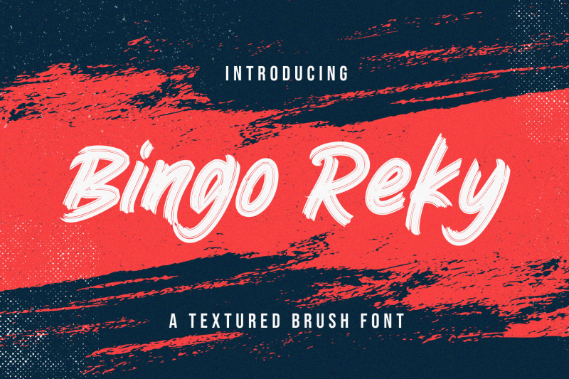 bingo-reky-textured-brush-font