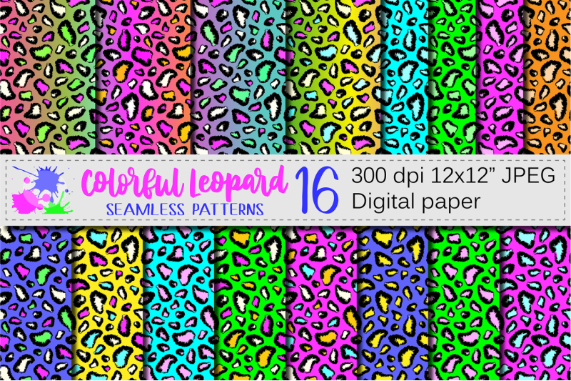 colorful-leopard-seamless-patterns-digital-papers