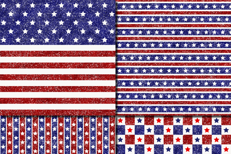 4th-of-july-usa-patriotic-glitter-patterns-digital-paper
