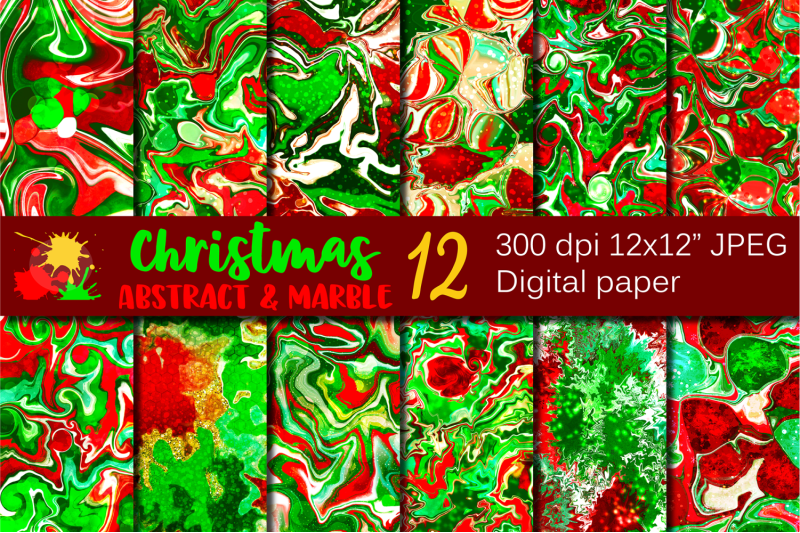 christmas-marble-abstract-digital-paper-backgrounds