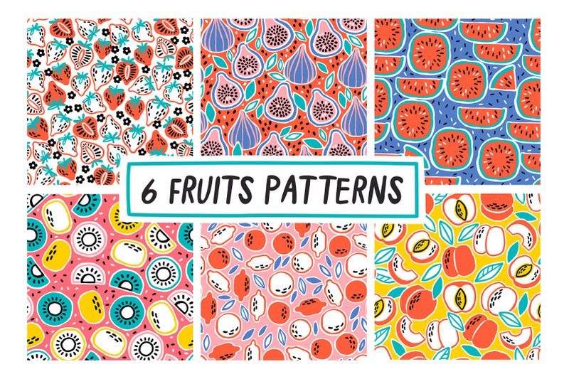 6-fruits-patterns