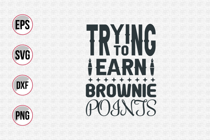 trying-to-earn-brownie-points-svg