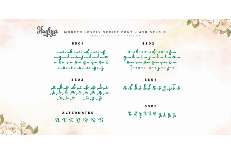 hudiya-modern-lovely-script
