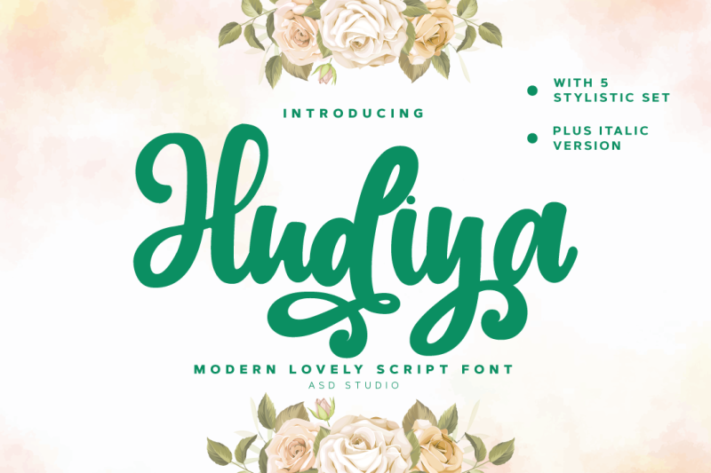 hudiya-modern-lovely-script